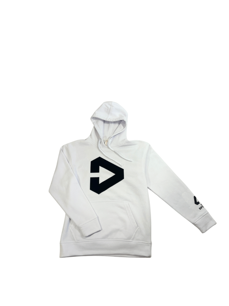 Biała Bluza sportowa na rower dla dzieci